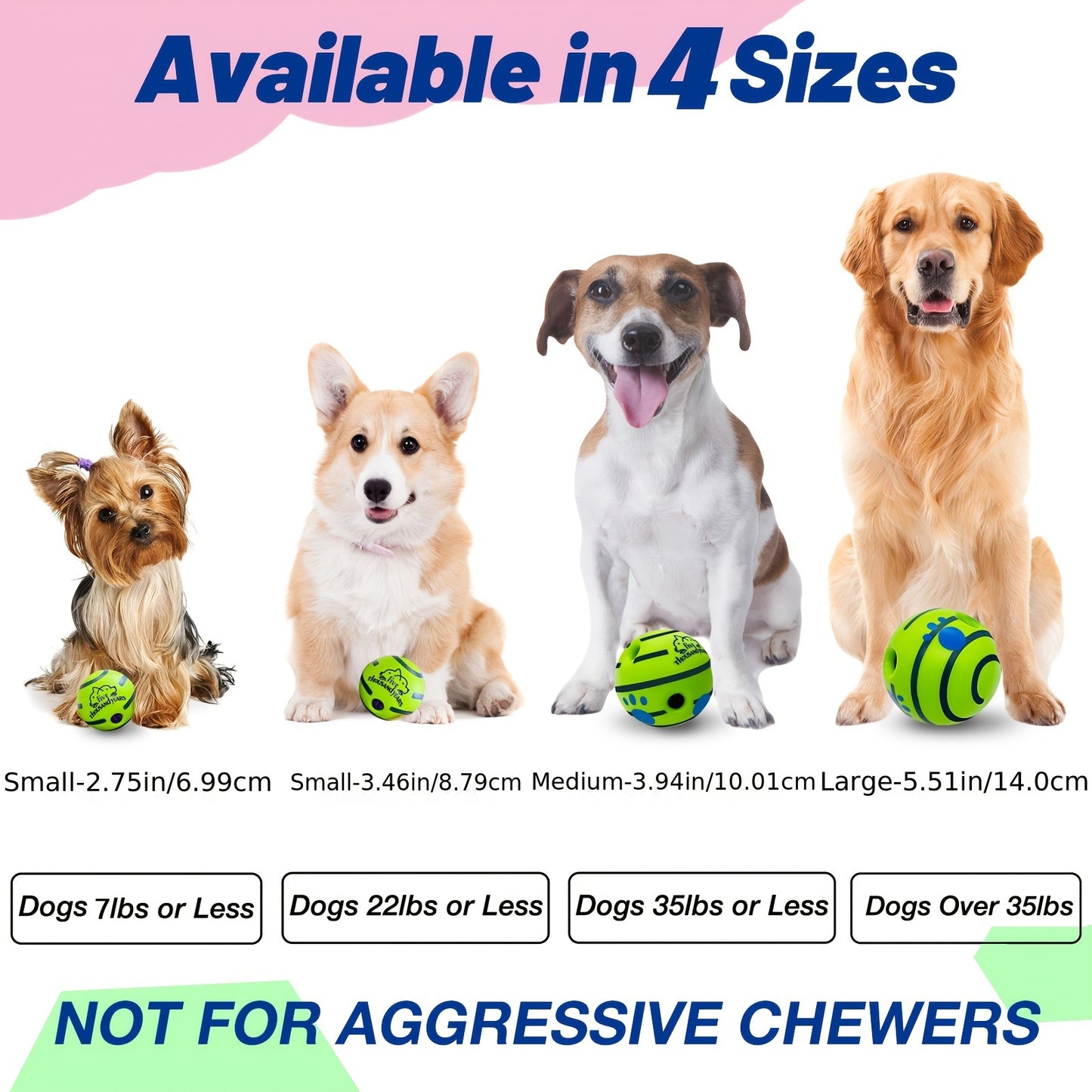 Dog Giggle Ball – Smart Talking Ball for IQ Training & Play, No Batteries Needed