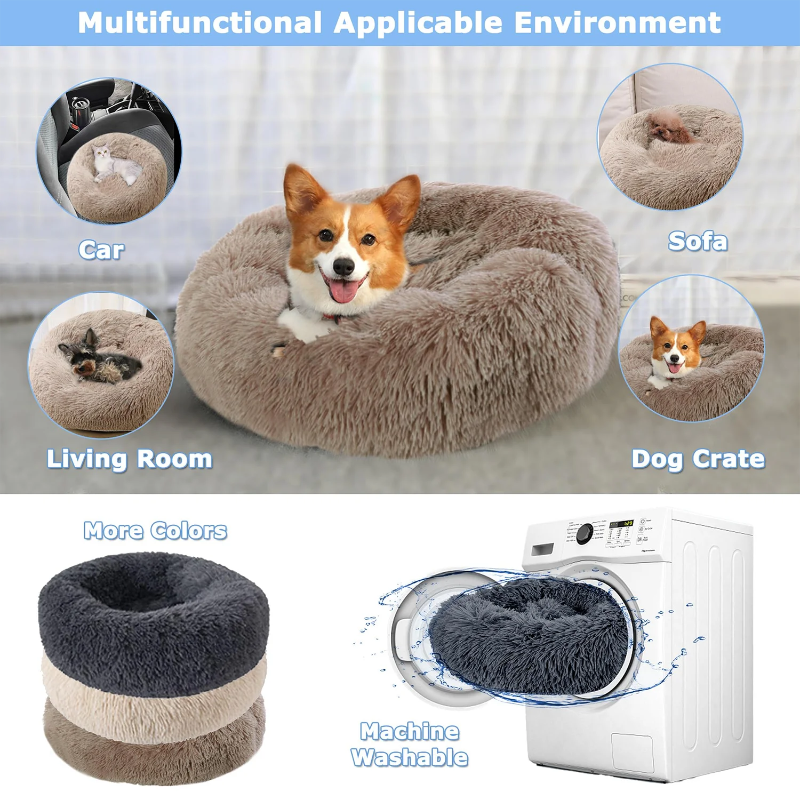 Anti Anxiety Winter Bed Stress Relief for Cats and Dogs