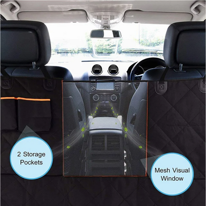 Double Zipper Waterproof Pet Car Seat Extender Ensures Safe Travel