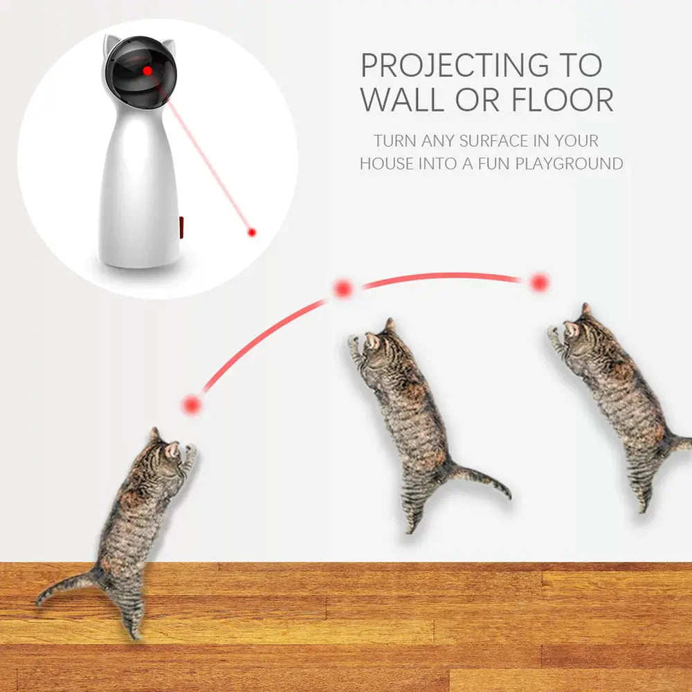 Cat Laser Toy Automatic Rotating Laser Pointer for Cat , Automatic Laser Toy for Pet