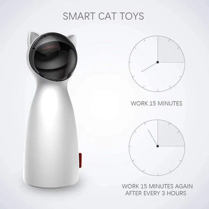 Cat Laser Toy Automatic Rotating Laser Pointer for Cat , Automatic Laser Toy for Pet