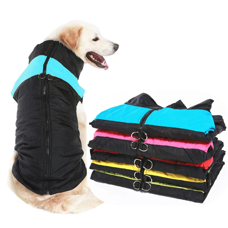 Warm Winter Dog Coat With Warm Vest Jacket - All Sizes