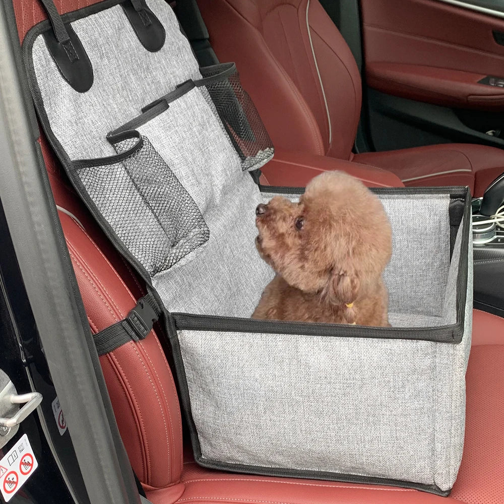 Washable Dog Car Seat Comfortable Travel Booster for Small Pets