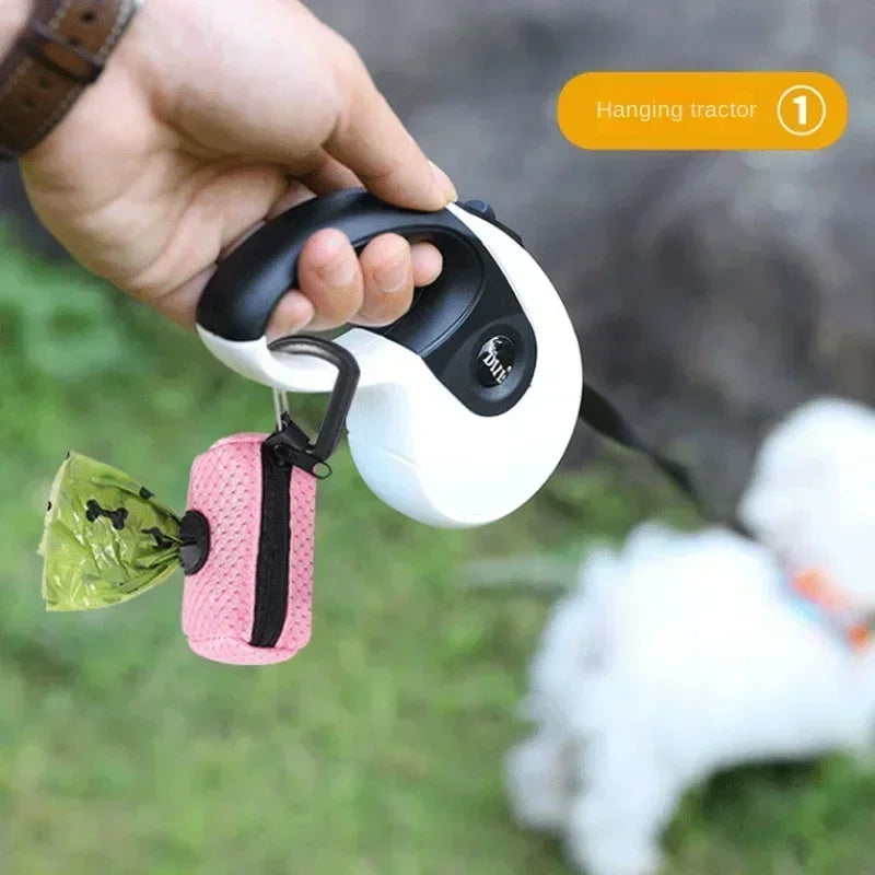 Dog Poop Bag Dispenser Convenient Holder for Walks & Outdoor Outings