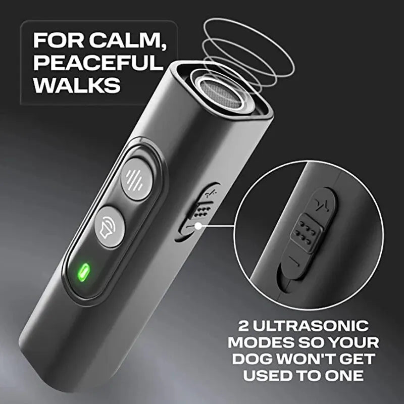 Anti Bark Device USB Rechargeable Ultrasonic Bark Control System for Dogs