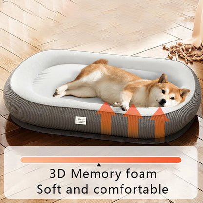 Soft Memory Foam Dog Bed Comfortable Sleeping Mat for Small Pets