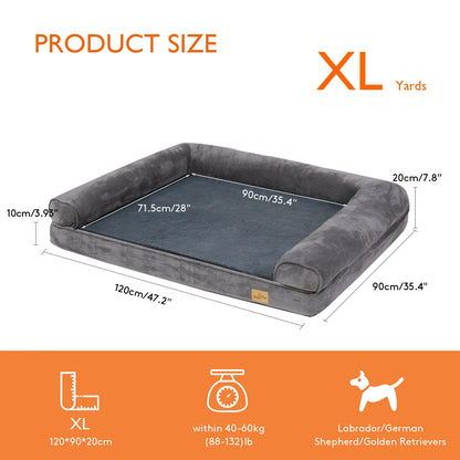 Extra Large Orthopedic Dog Bed Comfortable Washable Mattress