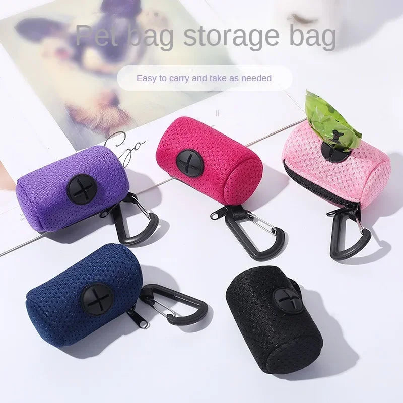 Dog Poop Bag Dispenser Convenient Holder for Walks & Outdoor Outings