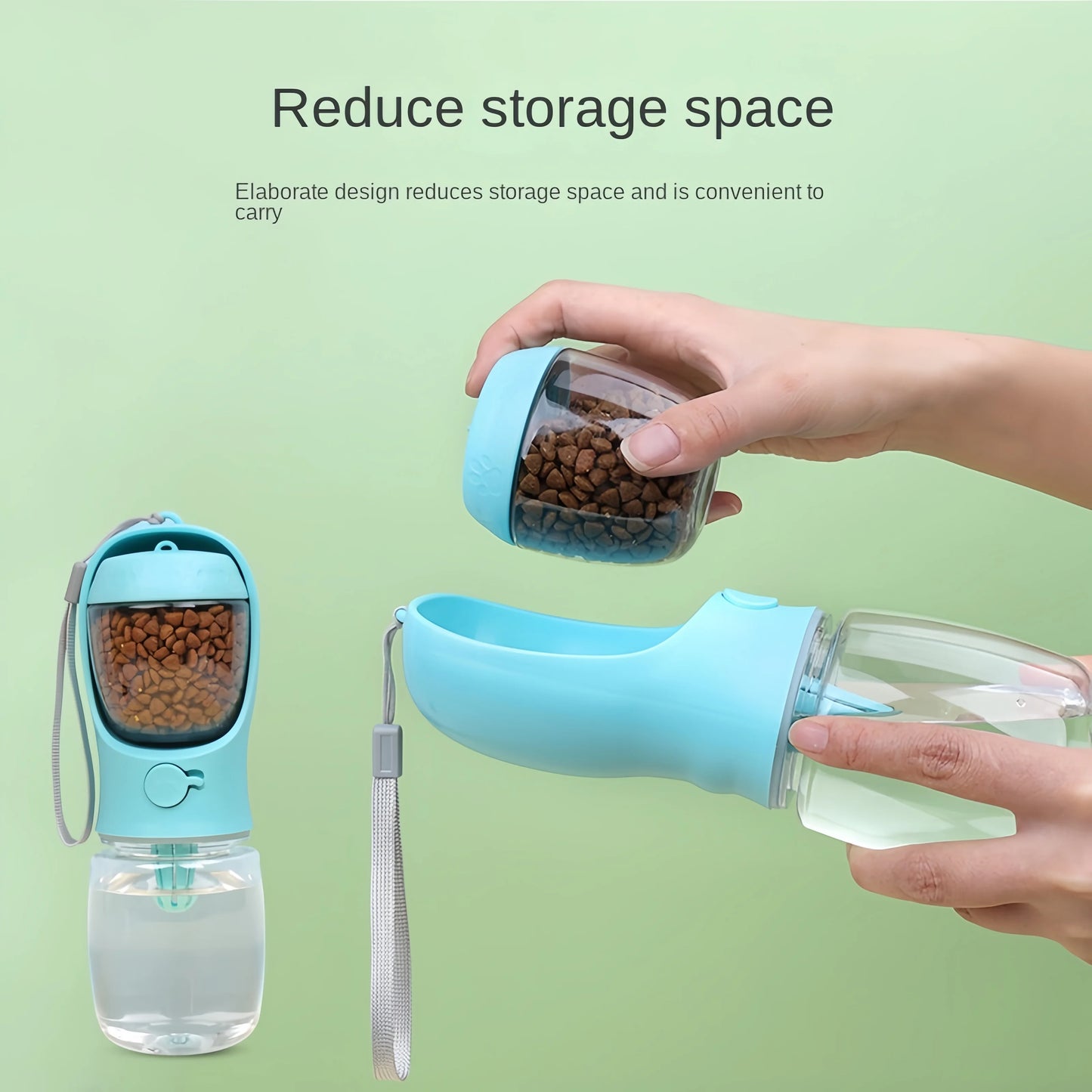 Portable Pet Water Bottle Handy Outdoor Travel Feeder for Pets