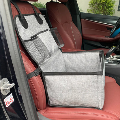 Washable Dog Car Seat Comfortable Travel Booster for Small Pets