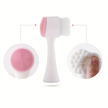 Dual Sided Pet Paw Cleaner Features Massage Brush for Cats/Dogs What The Fur