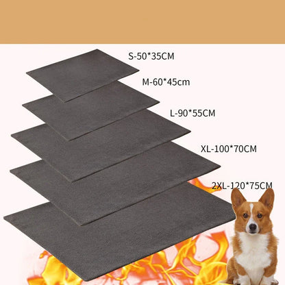 Self Warming Pet Bed Mat Cozy Thermal Sleeping Pad for Pets