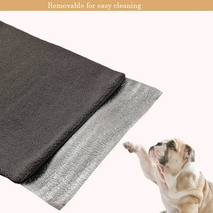 Self Warming Pet Bed Mat Cozy Thermal Sleeping Pad for Pets