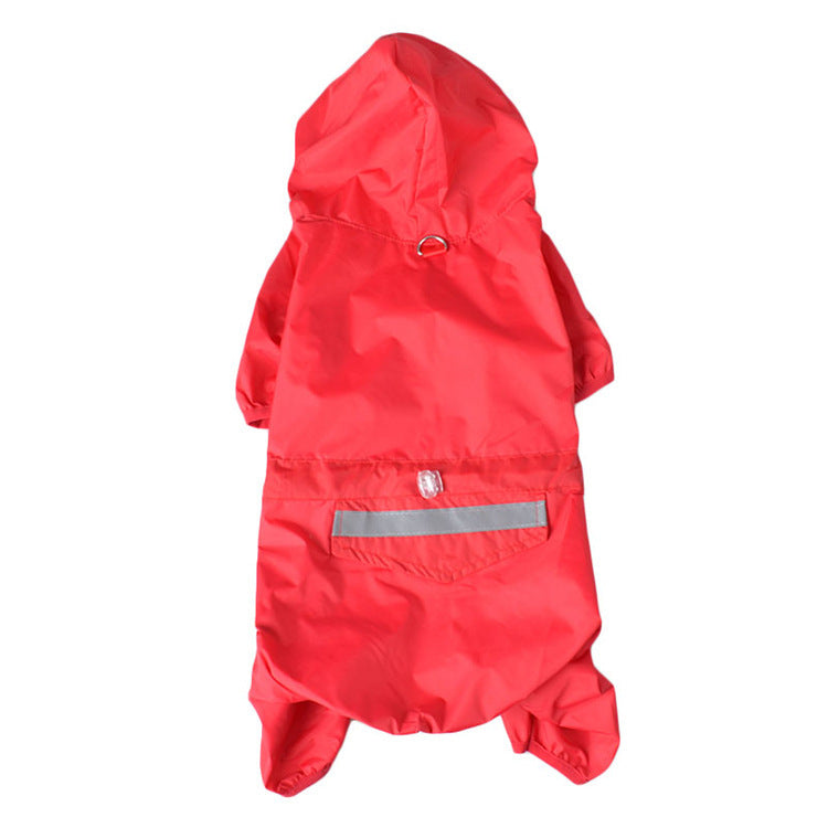 Hooded Dog Jacket Raincoat Waterproof with FREE BOOTS