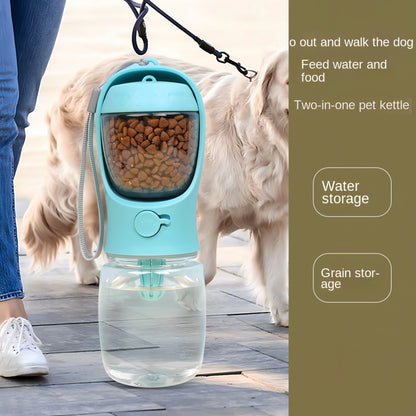 Portable Pet Water Bottle Handy Outdoor Travel Feeder for Pets