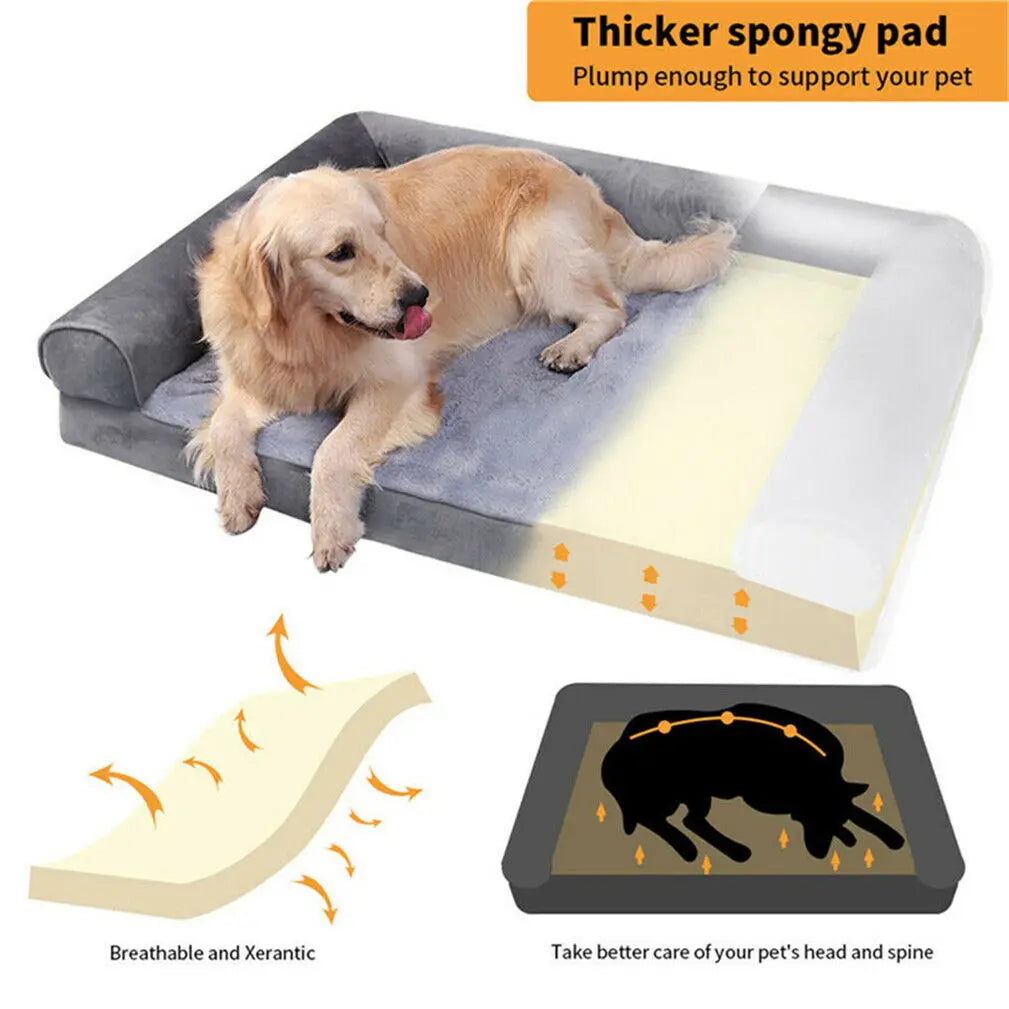 Extra Large Orthopedic Dog Bed Comfortable Washable Mattress