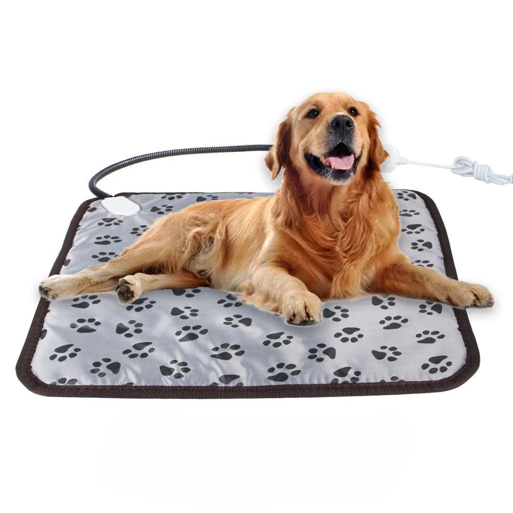 Electric Pet Blanket Provides Heated Nest for Cats and Small Dogs