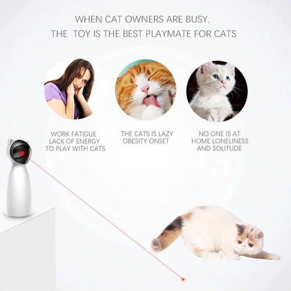 Cat Laser Toy Automatic Rotating Laser Pointer for Cat , Automatic Laser Toy for Pet